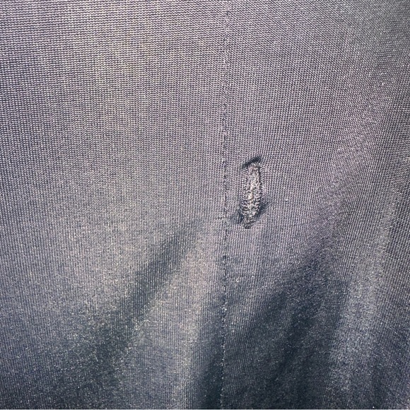 Woman’s 1X Black & White Boho Print Sheer Tunic Top Flowy Oversized Blouse Layer - Picture 9 of 10